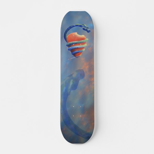 Fantasy Dragon Surf Board Double Serpent Skateboard (Front)