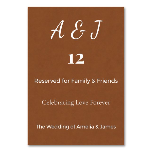Fantasy Dragon Table Cards | Magical Wedding (Front)