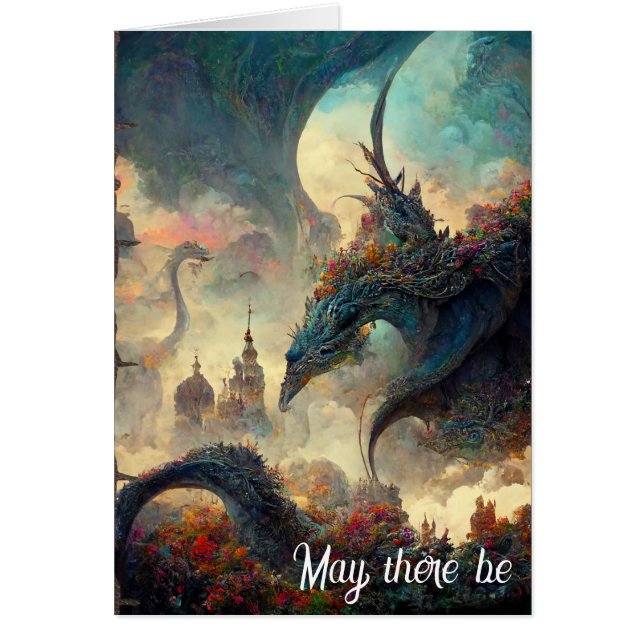 Fantasy Dragons Birthday (Front)