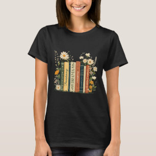 Fantasy Drama Tragedy Book Floral Subtle Anti-trum T-Shirt