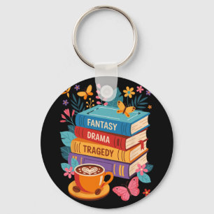 Fantasy Drama Tragedy Books Subtle Anti-trump Key Ring
