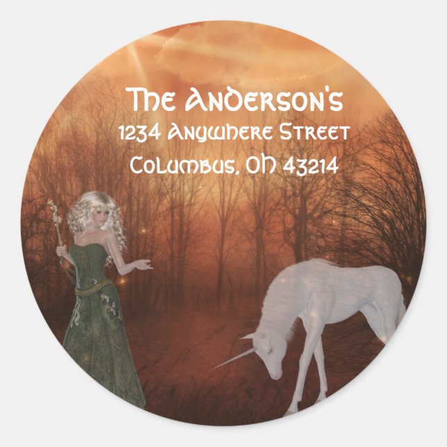 Fantasy Dream Address Labels (Front)