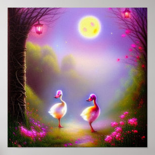 Fantasy ducklings   poster