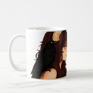Fantasy Duo Art Mug – Horned Goddess & Elf Girl Il