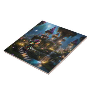 Fantasy Elf world Ceramic Tile