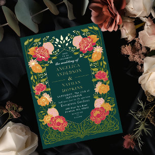 Fantasy Enchanted Floral Garden Wedding