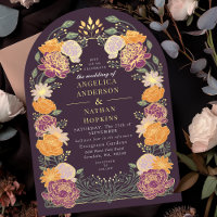 Fantasy Enchanted Floral Garden Wedding Arch