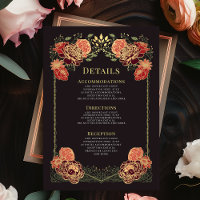 Fantasy Enchanted Floral Garden Wedding Details