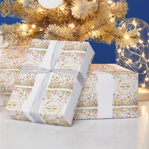 Fantasy Fairy First Wildflower  Wrapping Paper