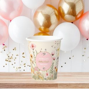 Fantasy Fairy Flutter and Twirl Wildflower  Paper Cups