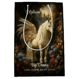 Fantasy Fairy Horse Forest Unicorn Medium Gift Bag