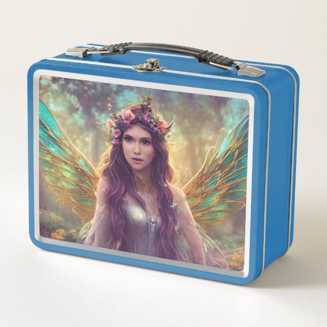 Fantasy Fairy  Metal Lunch Box (Front)
