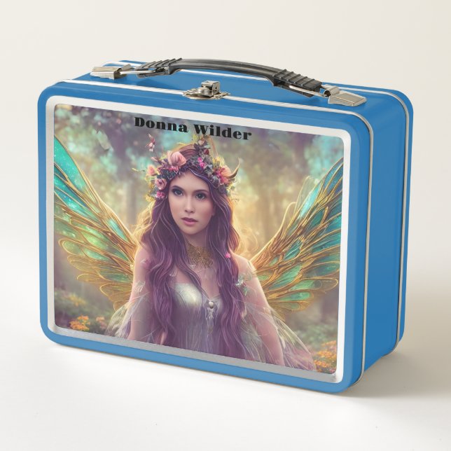 Fantasy Fairy  Metal Lunch Box (Front)