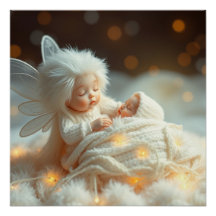 Fantasy Fairy Mother and Baby Art
