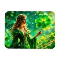 Fantasy fairy St Patrick Day Irish folklore art
