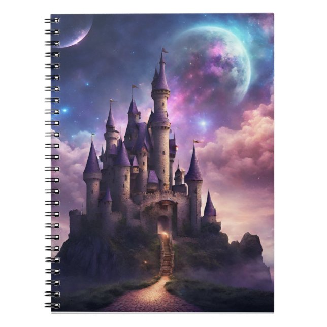 Fantasy Fairy Tale Castle Notebook (Front)
