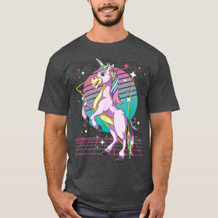 Fantasy Fairy Tale Unicorn Lover Vaporwave Animal T-Shirt