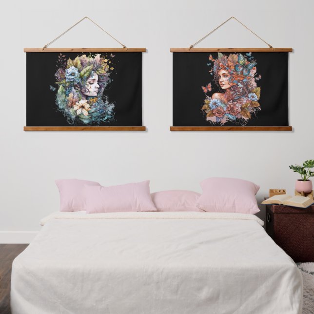 Fantasy Fairy Tale Women Hanging Tapestry (Bedroom)