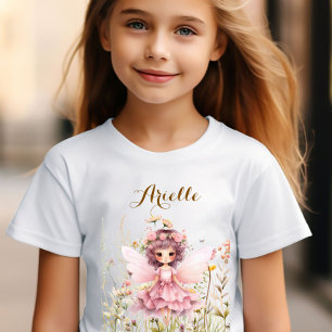 Fantasy Fairy wildflower pastel  T-Shirt