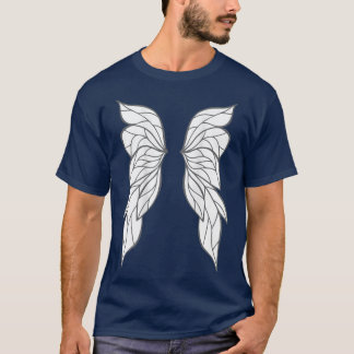 Fantasy Fairy Wings on Back Costume Dress Up  T-Shirt