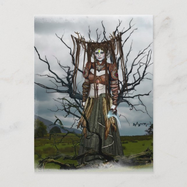 fantasy fairy witch postcard (Front)