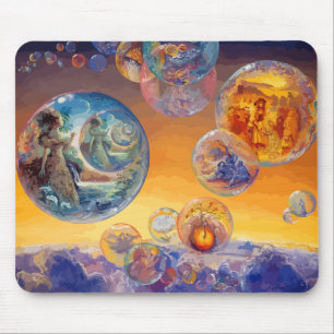 Fantasy, fairyland, painting mouse pad