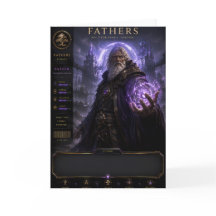 Fantasy Father’s Day Sorcerer Greeting Card