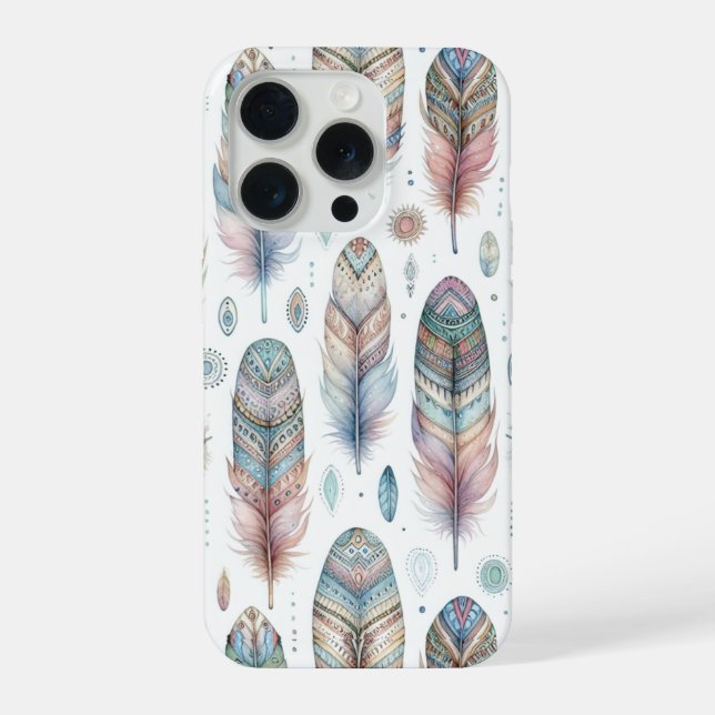 Fantasy Feather iPhone Case (Back)