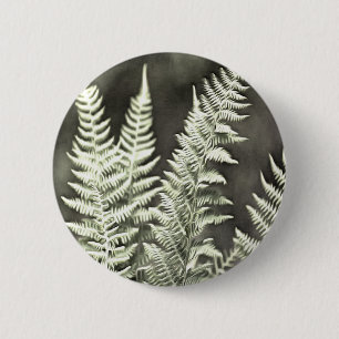Fantasy Feather Like Fern 6 Cm Round Badge