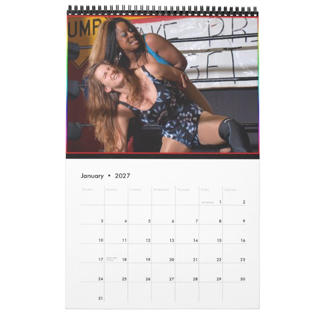 Fantasy Fight Girls 2012 calendar (Jan 2027)