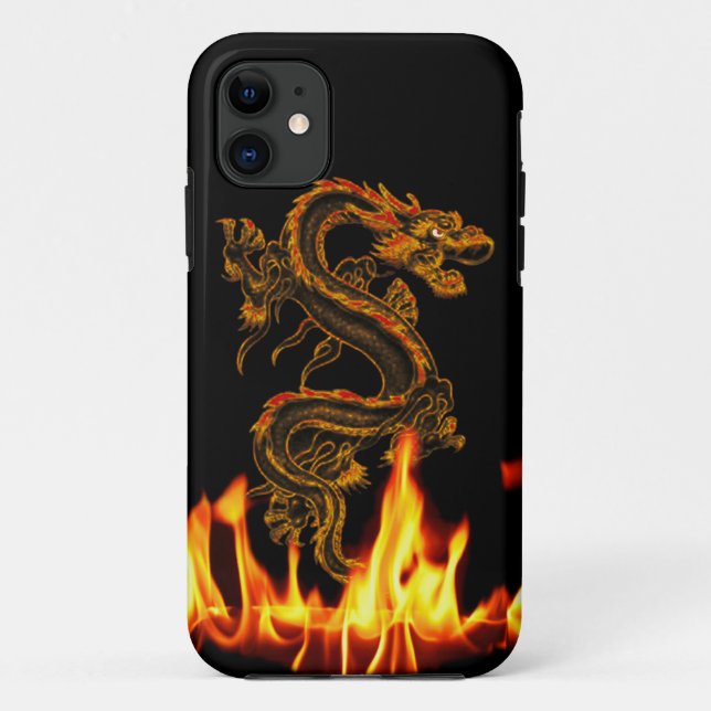 Fantasy Fire Dragon iPhone 5 Case (Back)