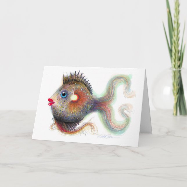 Fantasy Fish: Fancy Card (Front)