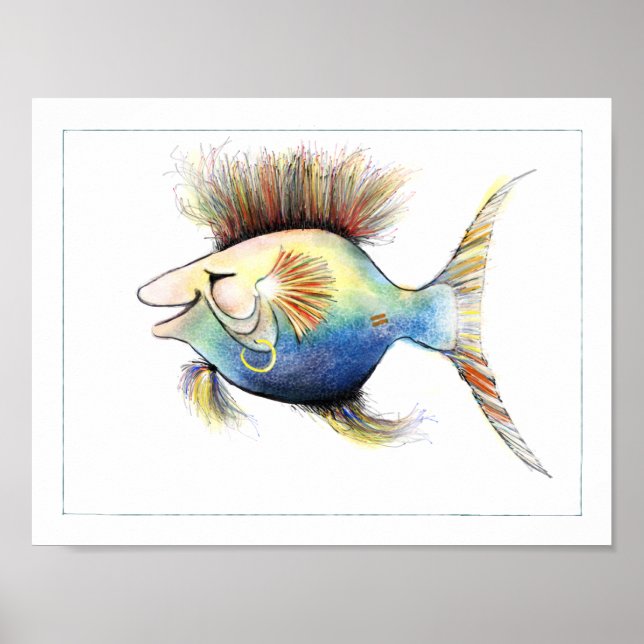 Fantasy Fish Poster: Cod Stewart Poster (Front)