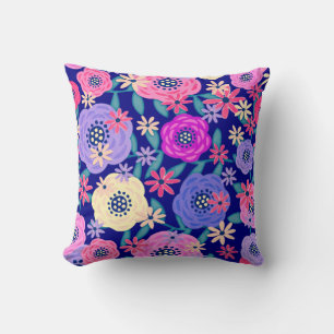 Fantasy Floral Design Cushion
