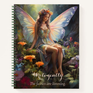 Fantasy Floral Fairy Magic Garden Notebook