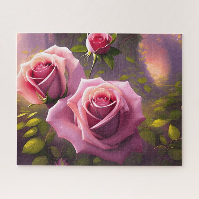 Fantasy Floral Forest Jigsaw Puzzle (Horizontal)