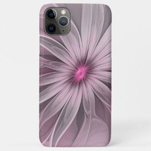 Fantasy Flower Abstract Plum Floral Fractal Art iPhone 11 Pro Max Case