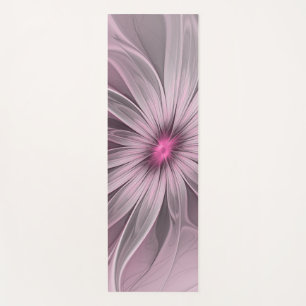 Fantasy Flower Abstract Plum Floral Fractal Art Yoga Mat