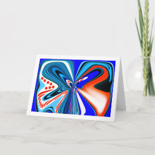 Fantasy flower art card