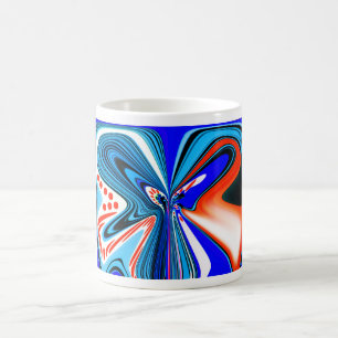 Fantasy flower art coffee mug