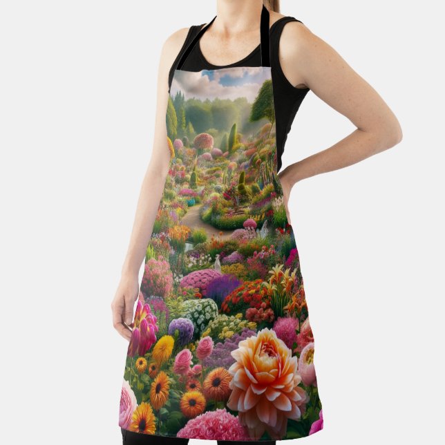 Fantasy Flower Garden Apron (Insitu)