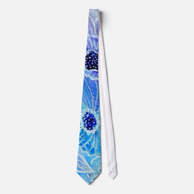 Fantasy Flowers Art Tie (Front)