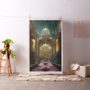 Fantasy Flowers Church - Fabric