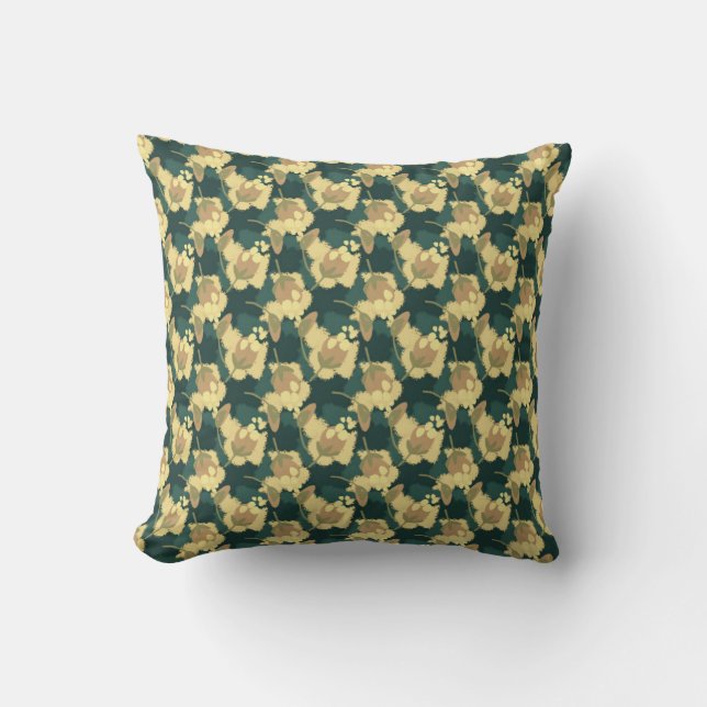 Fantasy flowers  cushion (Front)