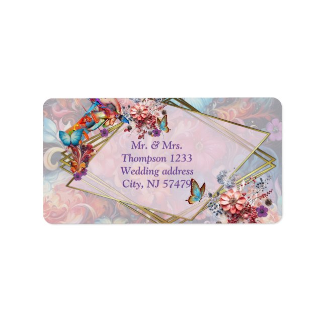 Fantasy Flowers express the joy of nature. Label (Front)