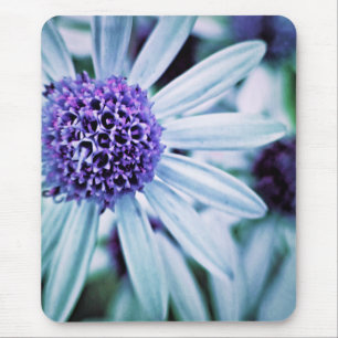 Fantasy Flowers in purple Mouse Pad