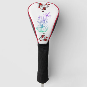 Fantasy Flowers Picture Golf Head Cover