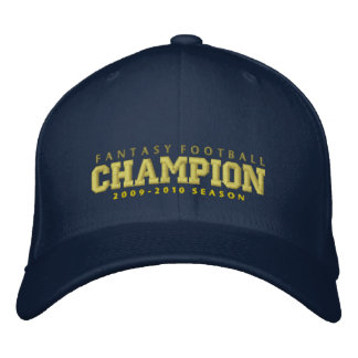 Fantasy Football 2009-2010 Champs Embroidered Hat