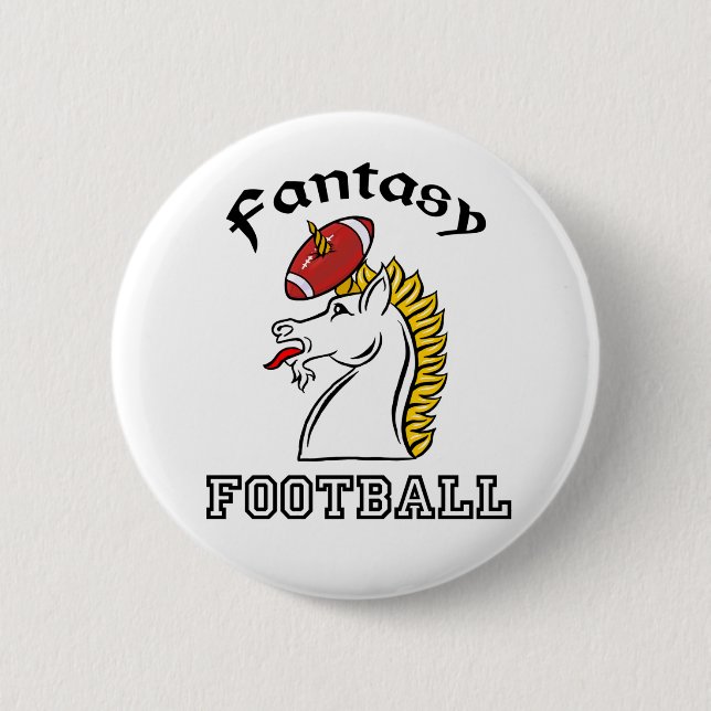Fantasy Football 6 Cm Round Badge (Front)