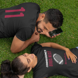 Fantasy Football/Backyard Bar Red Customisable T-Shirt